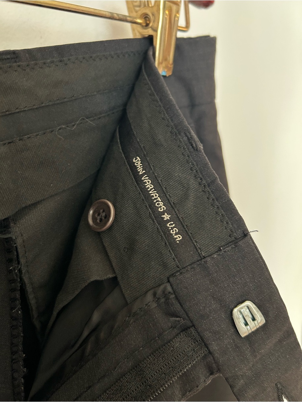 John Varvatos Black Dress Pants - Picture 5 of 7